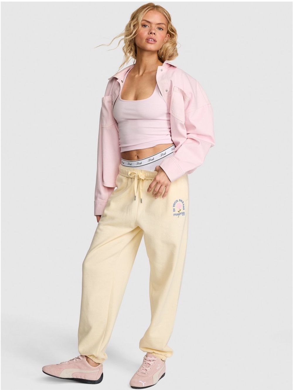 Victoria’s Secret PINK Campus Fleece Sweatpants